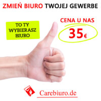 Gewerbe bez zameldowania w carebiuro.de